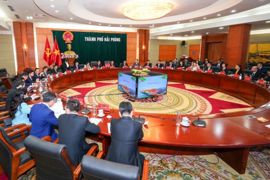 Hải Phòng luôn tạo điều kiện thuận lợi cho các nhà đầu tư nước ngoài