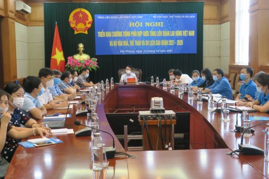 Tiếp tục phối hợp triển khai công tác xây dựng đời sống văn hóa trong công nhân, viên chức, lao động giai đoạn 2021-2026