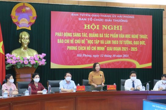 Phát động Giải thưởng sáng tác, quảng bá tác phẩm văn học – nghệ thuật, báo chí về chủ đề “Học tập và làm theo tư tưởng, đạo đức, phong cách Hồ Chí Minh” giai đoạn 2021-2025