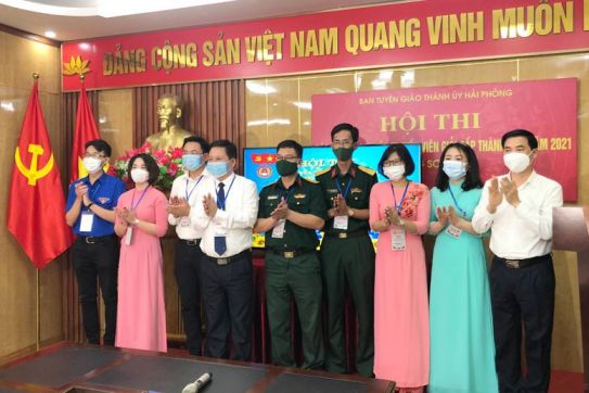 8 thí sinh được lựa chọn tham gia vòng chung khảo Hội thi báo cáo viên, tuyên truyền viên giỏi cấp thành phố năm 2021