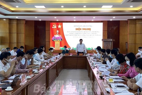 Huyện ủy An Dương: Tập trung lãnh đạo đẩy mạnh công tác thu ngân sách, giải phóng mặt bằng, xây dựng hạ tầng nông thôn mới kiểu mẫu