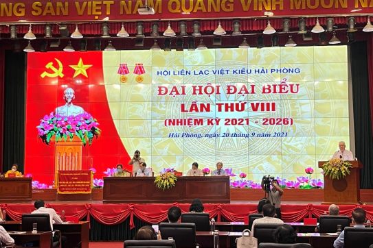 Hai Phong’s Association for Liaison with Overseas Vietnamese’s 8th Congress for the tenure 2021-2026