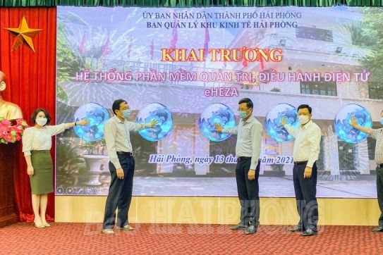 Khai trương hệ thống phần mềm quản trị và điều hành điện tử eHEZA