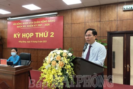 Quận Hồng Bàng: Phấn đấu hoàn thành xuất sắc các chỉ tiêu đề ra năm 2021