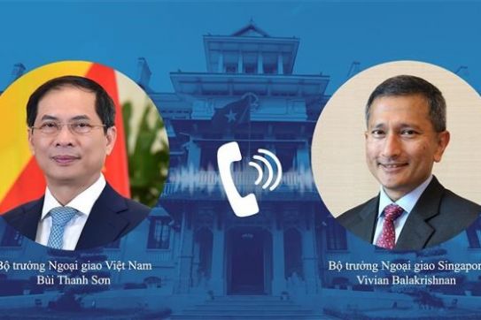 Bộ trưởng Bùi Thanh Sơn đề nghị Singapore hỗ trợ vaccine
