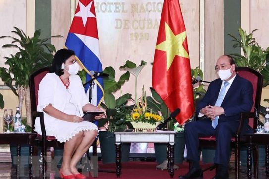 President receives leaders of Cuba – Vietnam friendship organisations