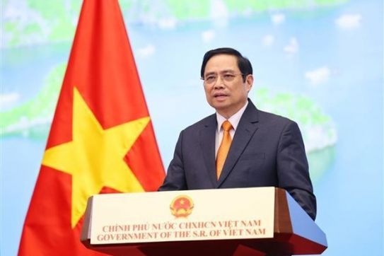 PM highlights promoting cooperation in digital transformation at global summit