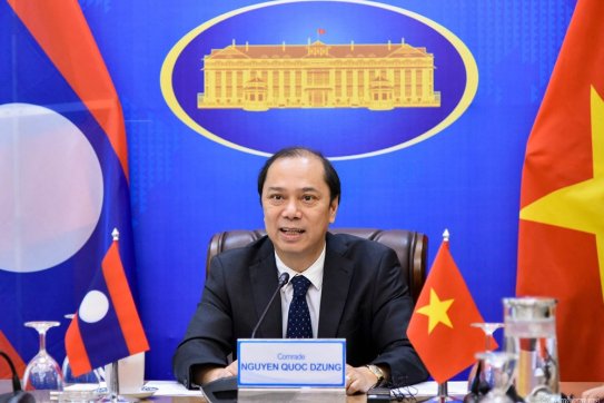 Tham khảo Chính trị Việt Nam-Lào lần thứ 6 theo hình thức trực tuyến