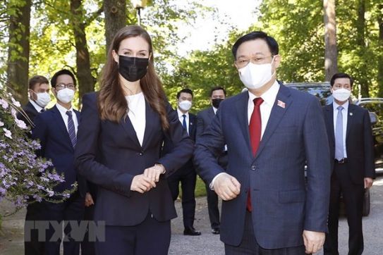 越南国会主席王廷惠圆满结束出席第五次世界议长大会、访问欧洲议会、比利时和芬兰之行
