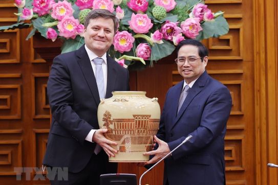 Thủ tướng Chính phủ Phạm Minh Chính tiếp Đại sứ Ba Lan