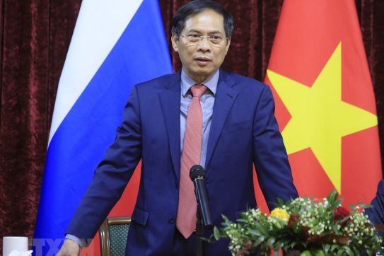 Bộ trưởng Ngoại giao gặp gỡ cộng đồng người Việt Nam tại Nga
