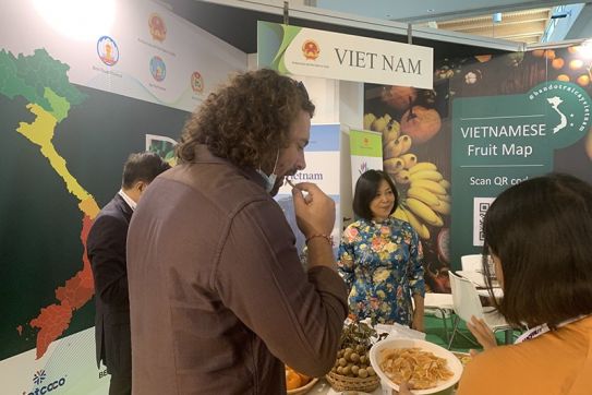 Việt Nam lần đầu tiên tham dự Hội chợ quốc tế về trái cây và rau Macfrut tại Italy