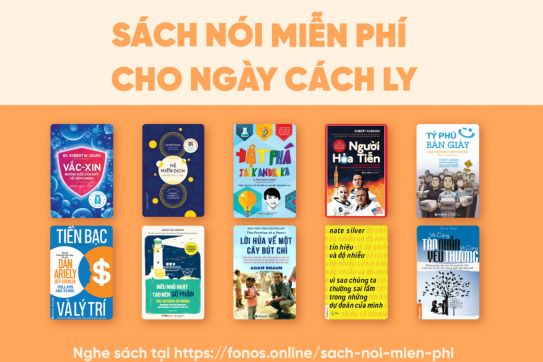 'Sách nói miễn phí cho ngày cách ly': Nhiều kiến thức về y tế, vaccine