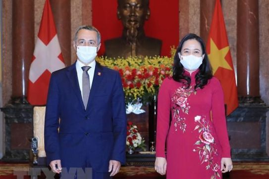Phó Chủ tịch nước tiếp Phó Tổng thống, Bộ trưởng Ngoại giao Thụy Sĩ