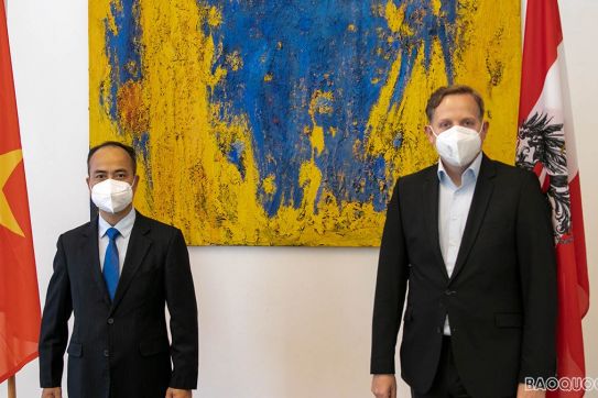 Việt Nam mong muốn tiếp nhận các công nghệ hàng đầu của Áo