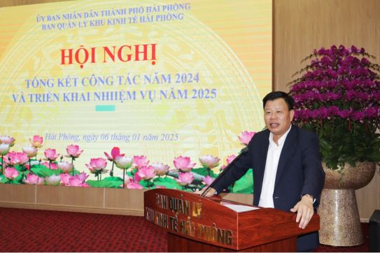 2024年，海防市工业区、经济区吸引43.5亿美元外资