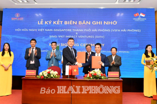 Expanding Cooperation and Development Between SMEs in Hai Phong and Singapore