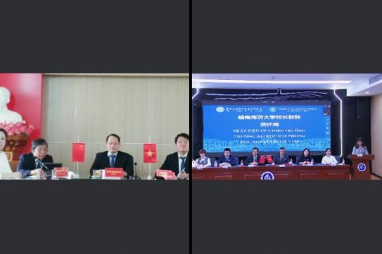 越南海防大学与中国宁波幼儿师范高等专科学校签署合作备忘录
