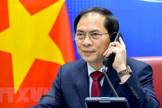 Bộ trưởng Bùi Thanh Sơn điện đàm với Bộ trưởng Ngoại giao Na Uy