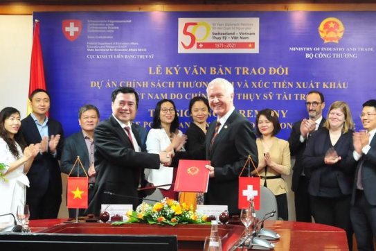 Thụy Sĩ hỗ trợ Việt Nam nâng cao năng lực xúc tiến xuất khẩu