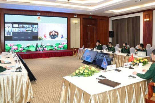 Hội nghị trực tuyến Nhóm làm việc Quan chức Quốc phòng cấp cao ASEAN