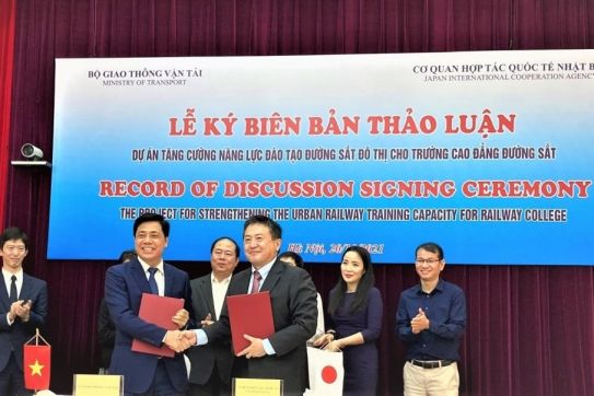 JICA supports strengthening urban railway training capacity
