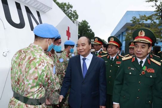 President commends contributors to UN peacekeeping mission