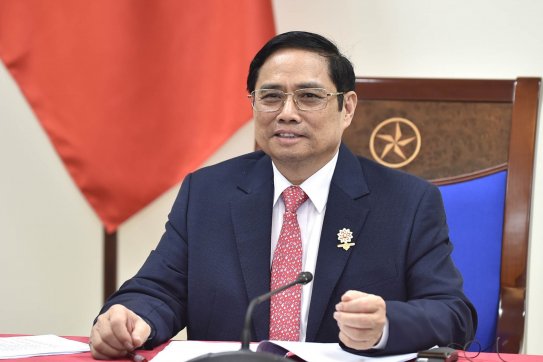 Thủ tướng Phạm Minh Chính điện đàm với Tổng thống Cộng hòa Chile Sebastian Piñer