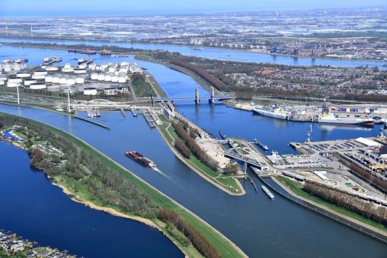 Logistics port of Rotterdam