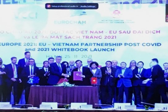 Hội nghị “Gặp gỡ châu Âu 2021: Đối tác Việt Nam – EU hậu COVID-19 và công bố Sách trắng EuroCham 2021”