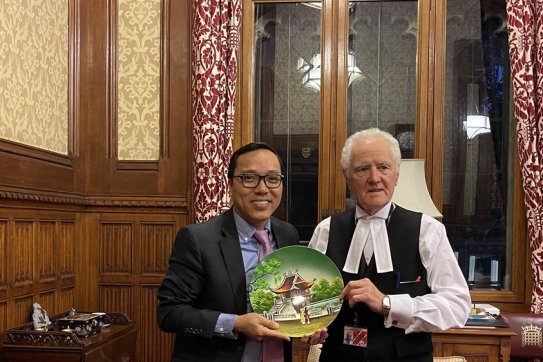 Việt Nam-Anh thúc đẩy hợp tác song phương qua kênh nghị viện