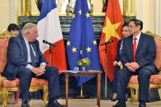 Thủ tướng Phạm Minh Chính hội kiến Chủ tịch Thượng viện Pháp