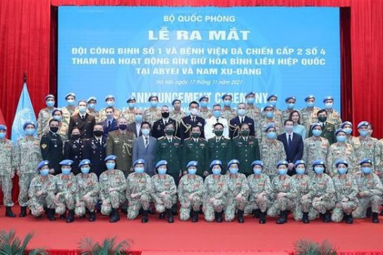 Vietnam’s first sapper unit joining UN peacekeeping operations makes debut