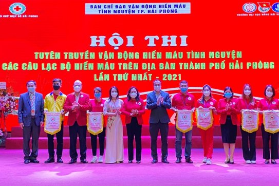 Hội thi tuyên truyền vận động hiến máu tình nguyện các Câu lạc bộ hiến máu tình nguyện trên địa bàn thành phố lần thứ nhất năm 2021