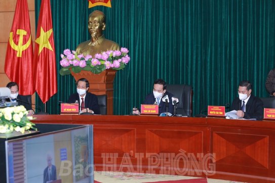 Tổng kết công tác kiểm tra, giám sát và kỷ luật của Đảng bộ thành phố năm 2021; triển khai phương hướng, nhiệm vụ năm 2022