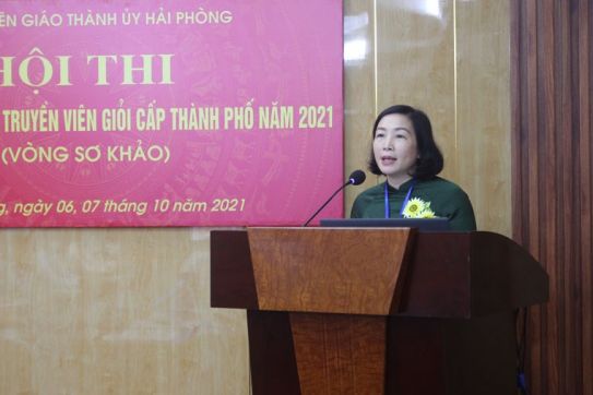 2021년 하이퐁 시 우수한 홍보원, 리포터 대회 예선: 20명의 응시자 참가