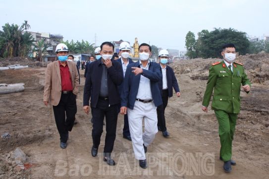 Đẩy nhanh tiến độ các dự án trọng điểm tại quận Ngô Quyền