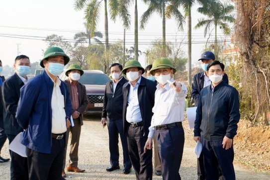 Phó Chủ tịch UBND thành phố Nguyễn Đức Thọ kiểm tra tiến độ triển khai xã Nông thôn mới tại huyện An Dương