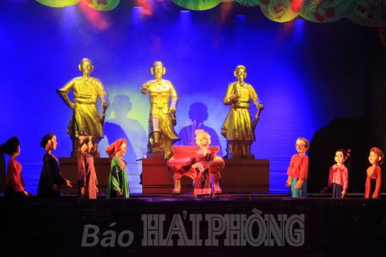 Vở rối “Hải Phòng đón bạn bốn phương” sẽ tham gia Liên hoan Múa rối quốc tế tại Việt Nam