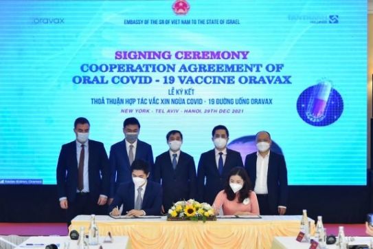Oramed hợp tác với Việt Nam thương mại hóa vaccine dạng uống