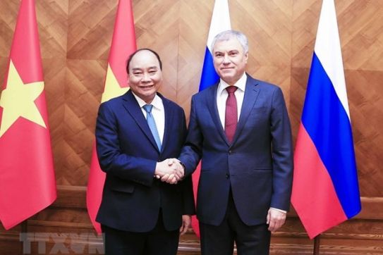 President meets Chairman of State Duma of Russia