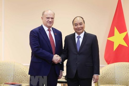 Vietnam wants to beef up friendship with Russian Communist Party: President Phuc