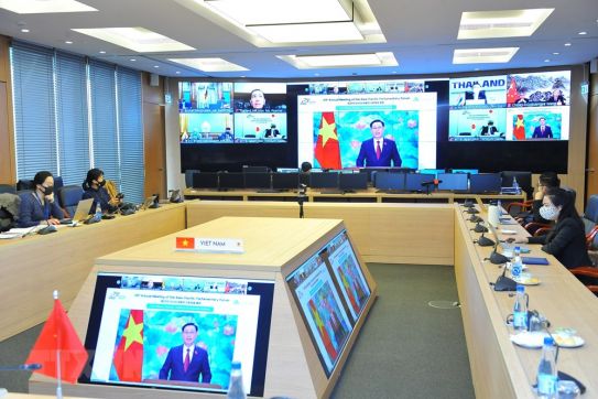 Thông qua Thông cáo chung và bầu Quốc hội VN vào Ban Chấp hành APPF