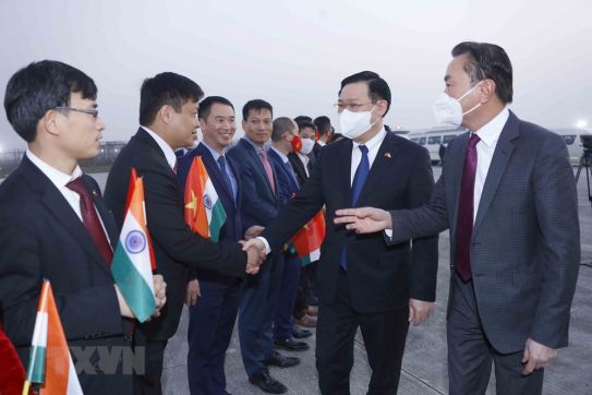 Chủ tịch Quốc hội Vương Đình Huệ kết thúc tốt đẹp chuyến thăm Ấn Độ