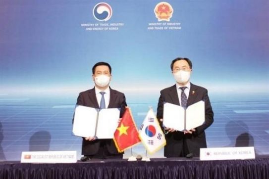 越南与韩国混合委员会一致同意促进贸易、工业和能源合作