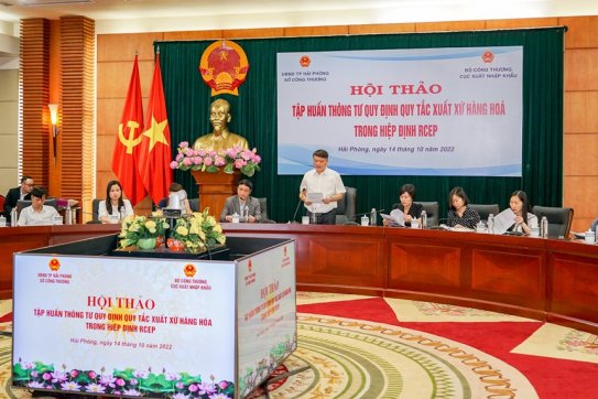 Sở Công Thương hỗ trợ doanh nghiệp tìm hiểu về Quy tắc xuất xứ trong Hiệp định Đối tác Kinh tế toàn diện khu vực