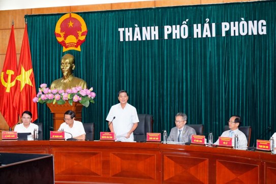 The City’s leader had a meeting with Hai Phong Compatriot Council’s Liaison Board in Ho Chi Minh City for Digital Transformation discussion 