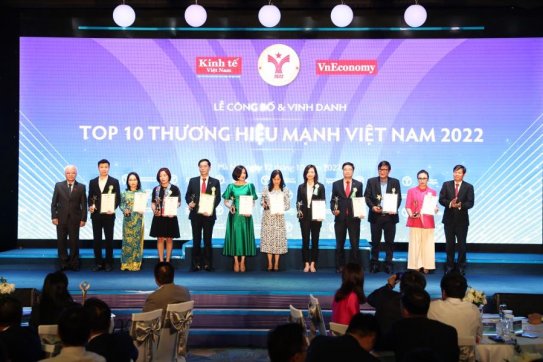 Điểm danh các doanh nghiệp đạt giải Thương hiệu mạnh Việt Nam 2022