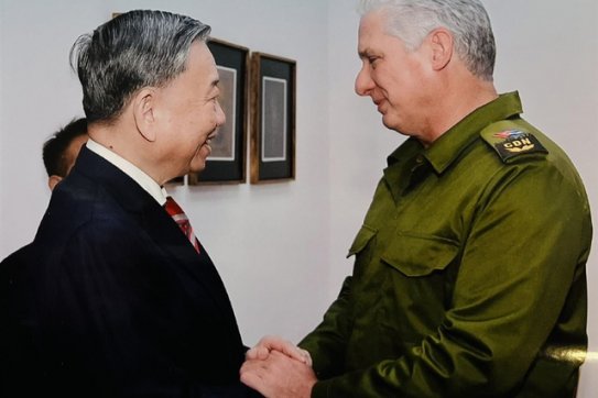 Bộ trưởng Bộ Công an Tô Lâm thăm chính thức Cuba