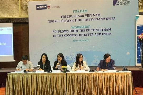FDI flows from EU to Vietnam in context of EVFTA and EVIPA: Workshop